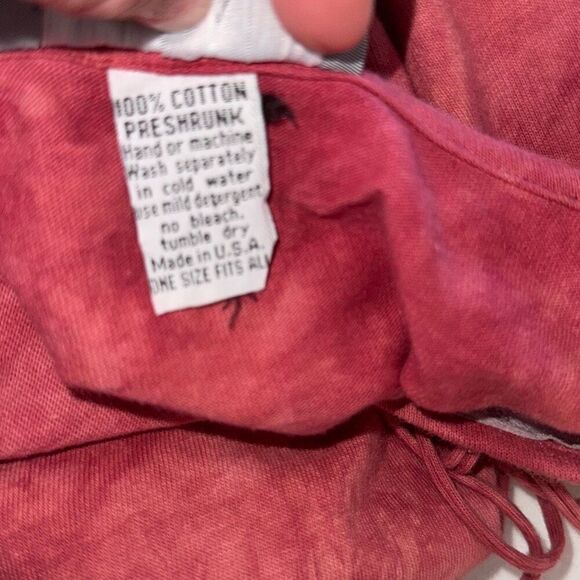 Vintage Cover Charge Southwestern Fringe Oversized T-Shirt One Size - Picture 12 of 12